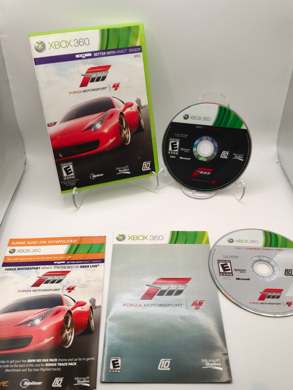 Forza Motorsport 4 Xbox 360 CIB Complete 2-Disc Tested